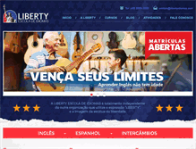 Tablet Screenshot of libertyidiomas.com